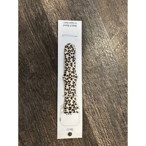 Be U Leopard‎ Print Apple Watch Band Strap Replacement Sport Silicone